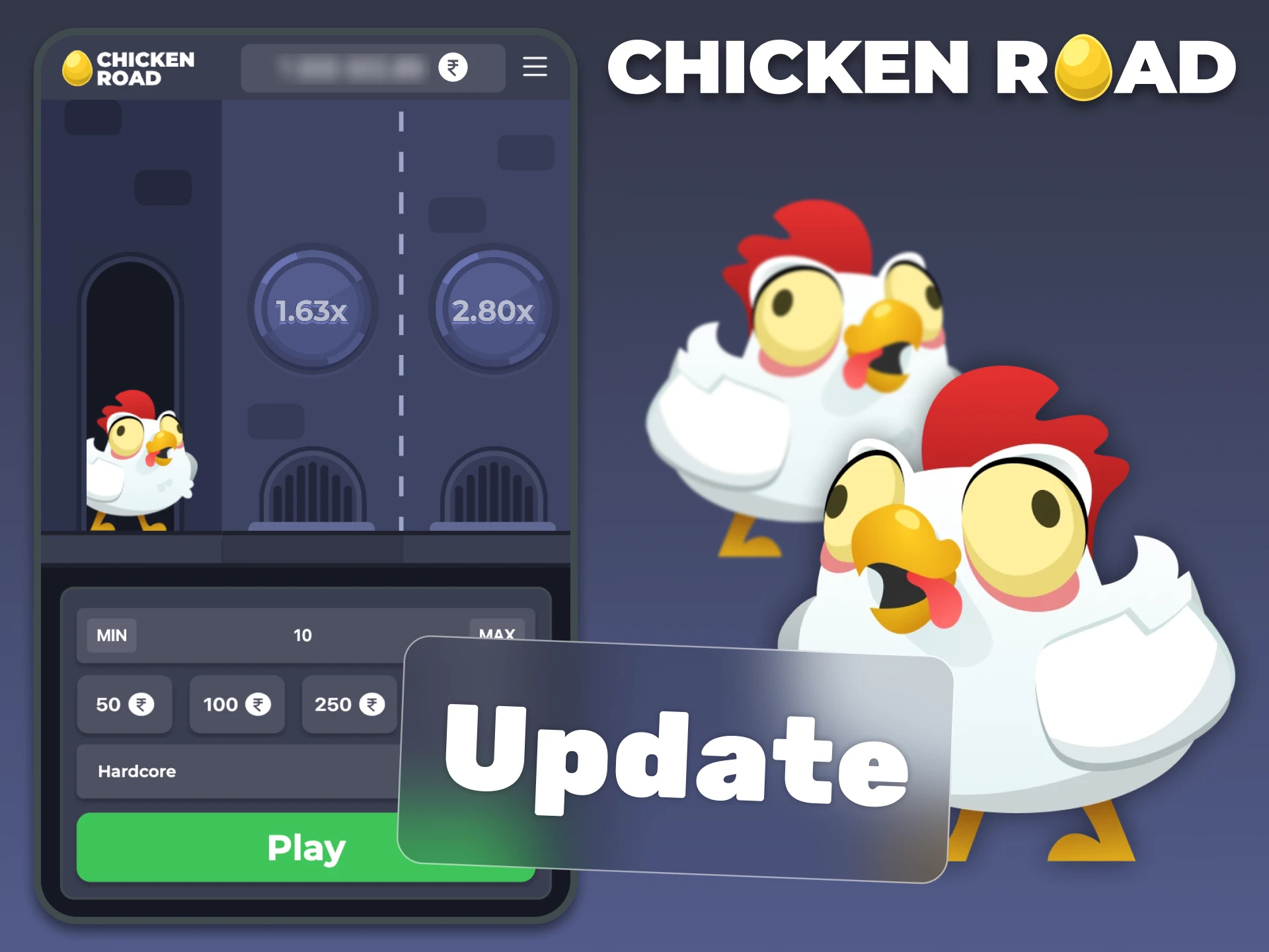 Read how to update the Chicken Road mobile app.