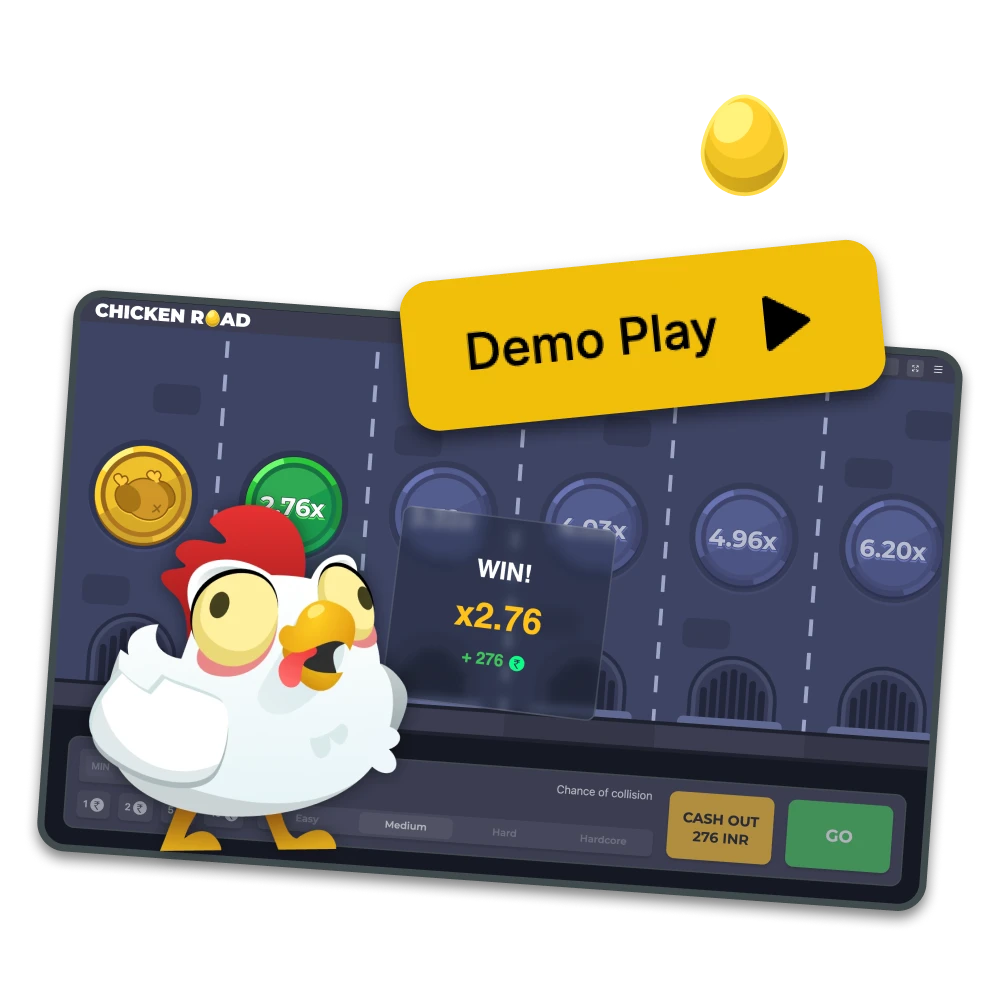 Play Chicken Road for free in demo version.