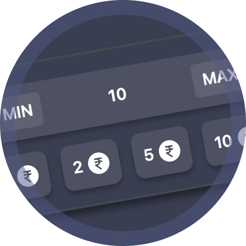 The minimum bet in Chicken Road India is 90 INR.