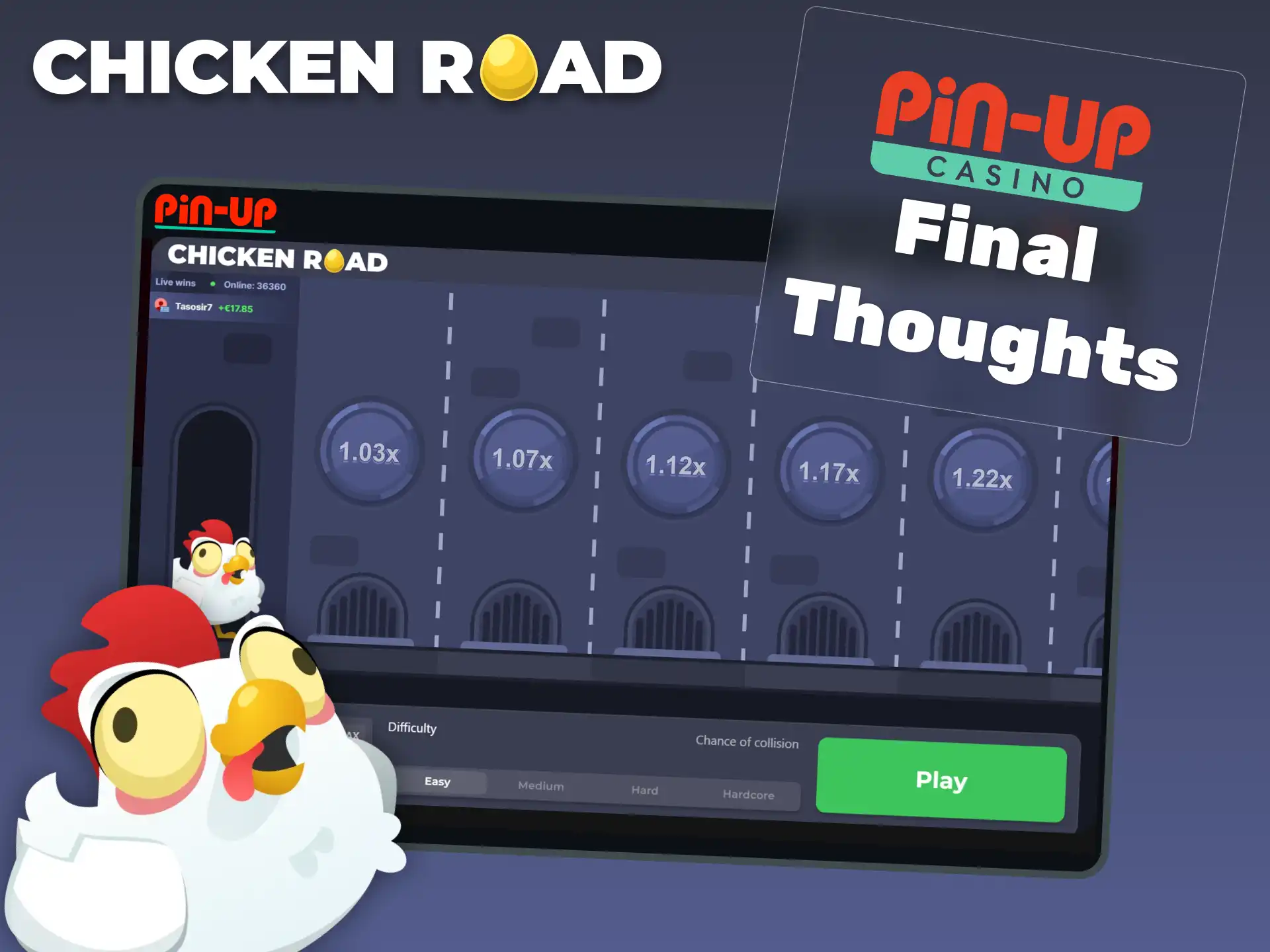 Chicken Road on Pin-Up offers fast-paced gameplay, real money rewards, and instant deposits across devices.