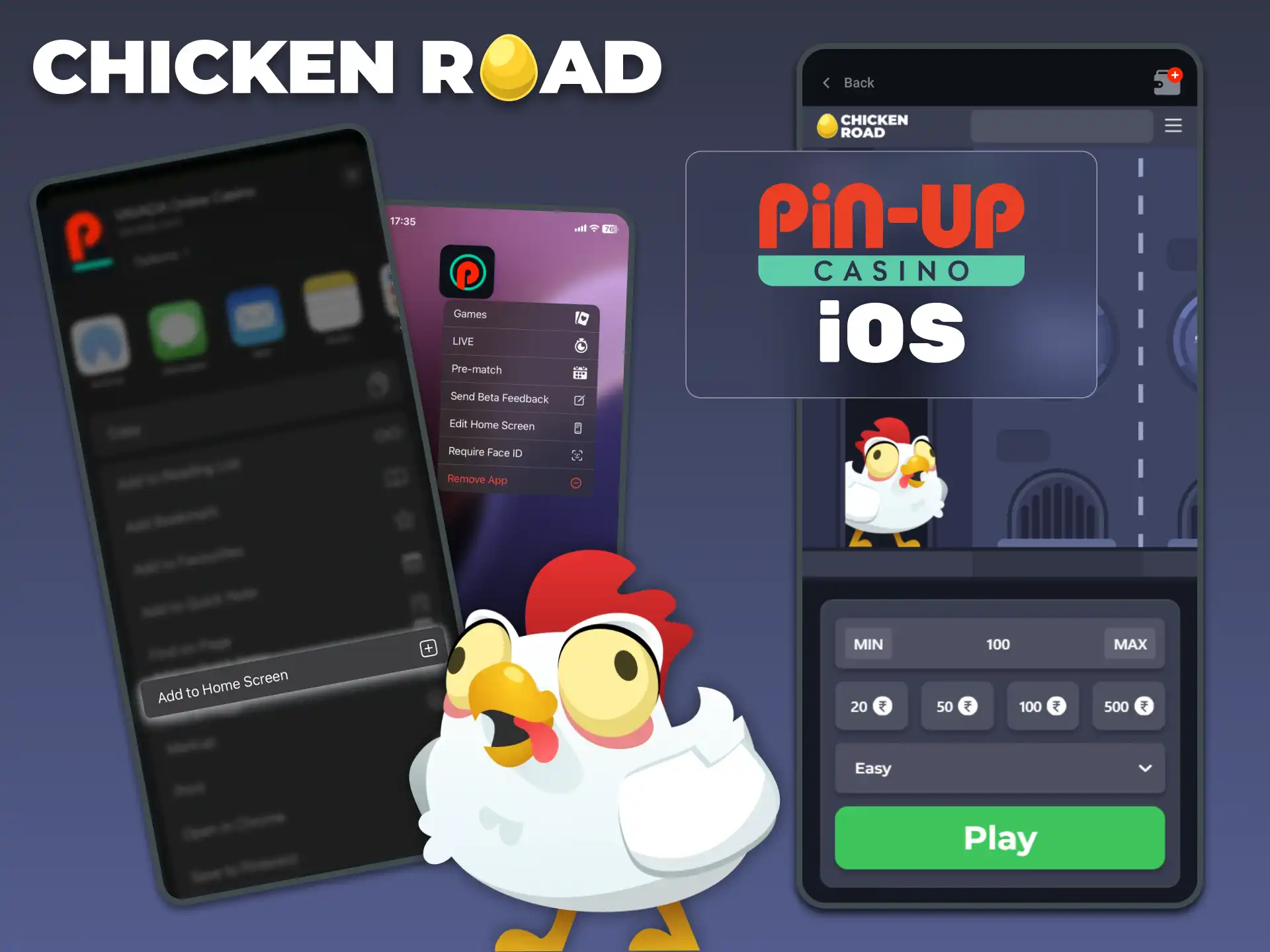 Smooth iOS access to Chicken Road on Pin-Up is available via Safari and web app setup.