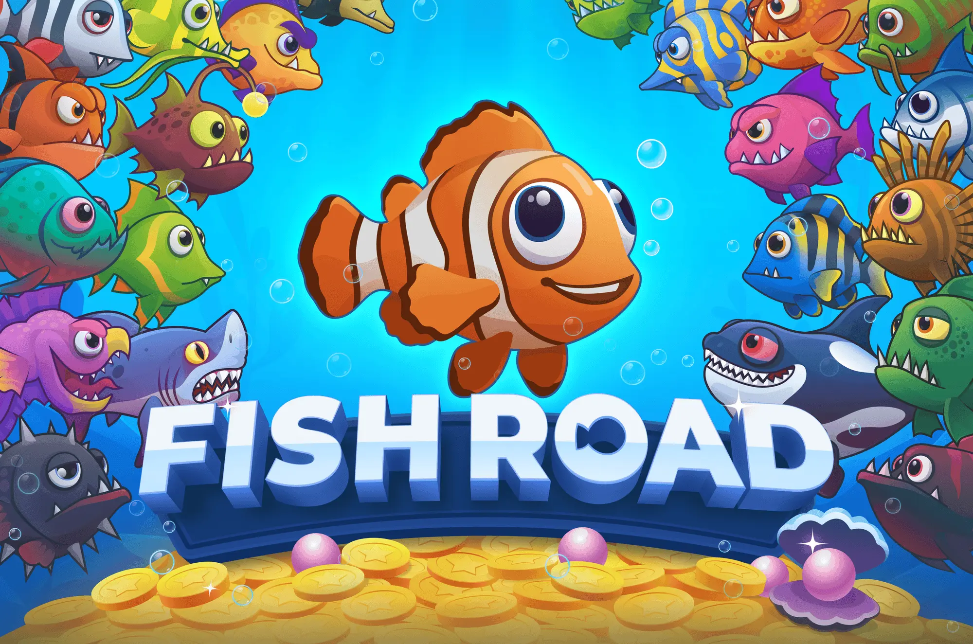 Play Fish Road game from InOut.