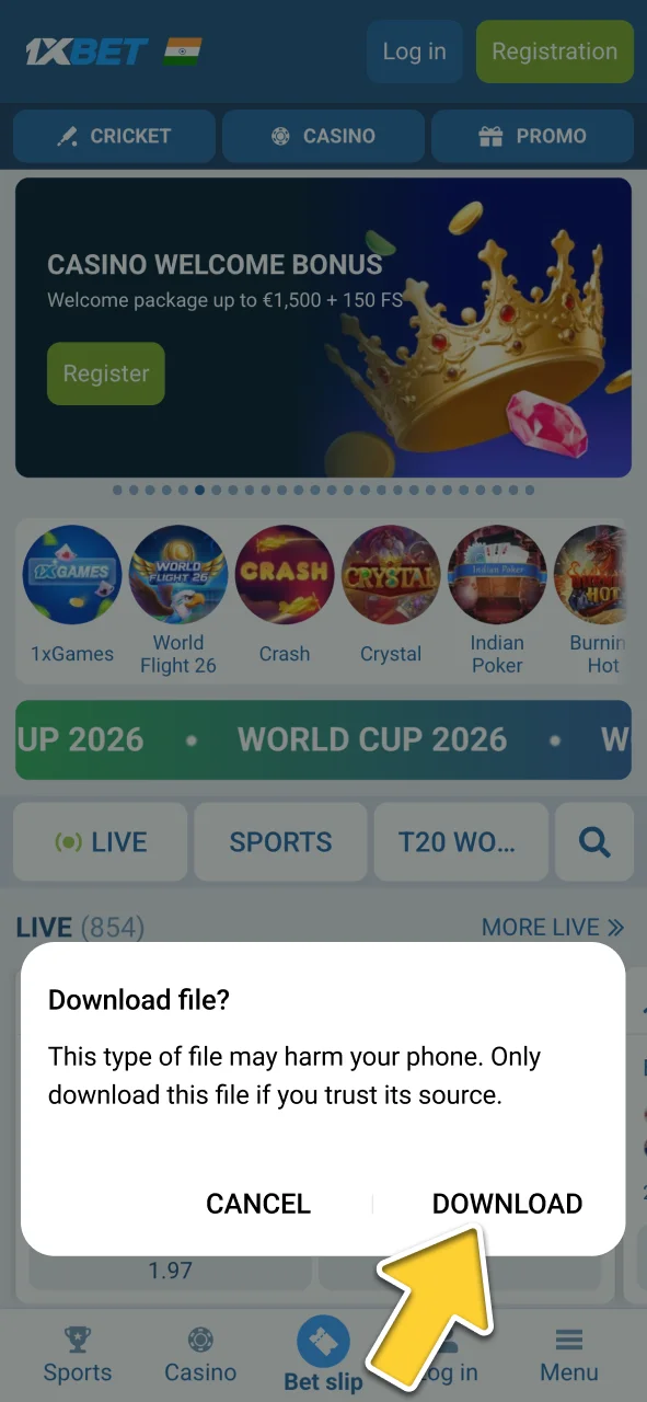 Download the safe file to your phone or SD card, open Chicken Road and enjoy fast rounds.